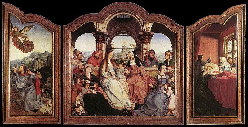 Quentin Matsys St Anne Altarpiece oil painting picture